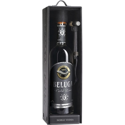 Beluga Gold Line 40% 0,7 l (dárkové balení kožené pouzdro)