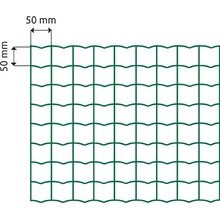 EKOfence Pletivo zvárané 50x50x2,5-1500mm 25m zelená 3594