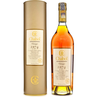 Chabot armagnac Vintage 1974 40% 0,7 l (tuba) – Sleviste.cz
