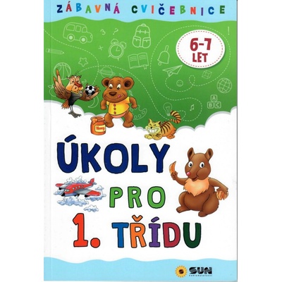 Zábavná cvičebnice úkoly pro 1.třídu, 6-7 let
