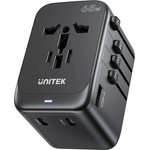 Unitek Зарядно за кола - Unitek 65W Универсален адаптер за пътуване (P1122ABK (P1122ABK01)