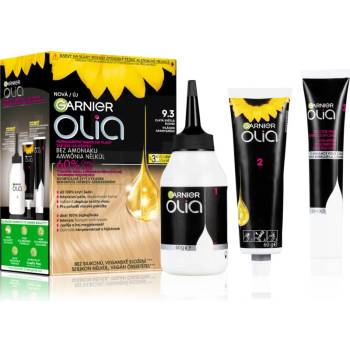 Garnier Olia Big Kit перманентната боя за коса цвят 9.3 Gold Light Blond