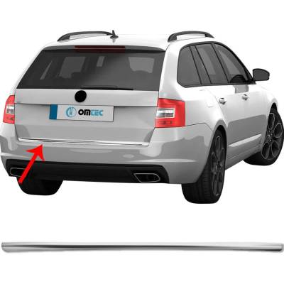 Nerez lišta hrany kufra Škoda Octavia III 2013-2020 kombi