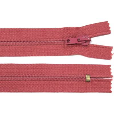 Spirálový zip no.5 nerozepínací 16cm malinově růžový