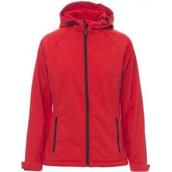PAYPER gale lady 001045-0355 / Дамско софтшел яке с качулка - червено s (001045035503000s)