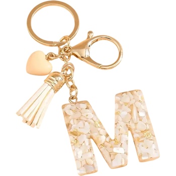 HARAHU Ключодържател Азбука - m / Бяла kp37809 (37809)