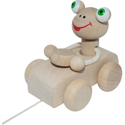 Miva tahací přírodní žába v autě