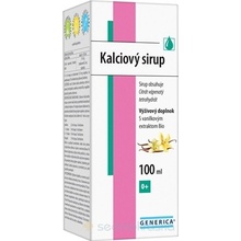 Generica Kalciový sirup s vanilkovou arómou 100 ml