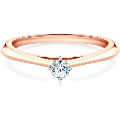 Savicki Zásnubný prsteň The Light dvojfarebné zlato diamant DL R1 1 1 RB