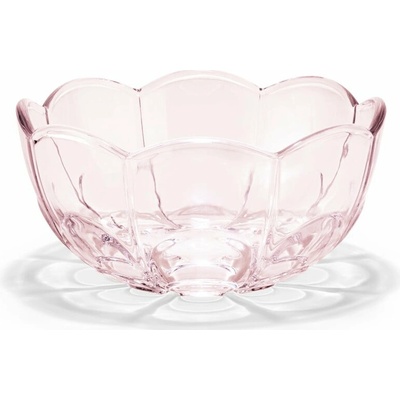 Holmegaard Sklenené misky Lily svetloružové 2 ks 13 cm