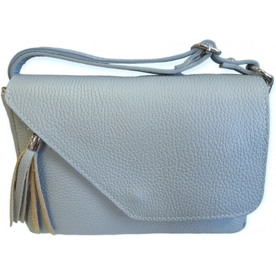 Vera Pelle dámská kožená crossbody kabelka světle 1514 d92 modrá