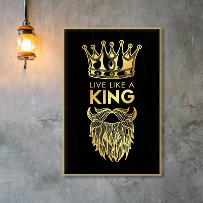 Decono Картина Живей като Крал