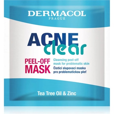 Dermacol Acne Clear почистваща маска - премахваща се за проблемна кожа 8ml