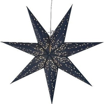 STAR TRADING Závěsná svítící hvězda Galaxy 60 cm modrá barva papír
