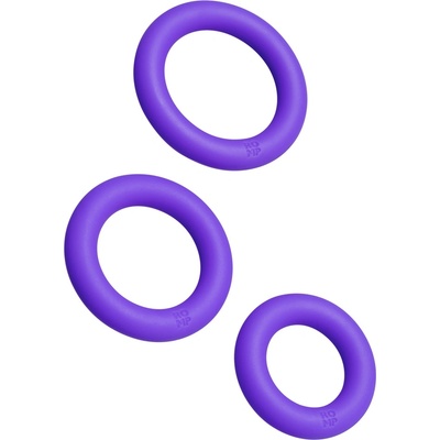 ROMP Remix Trio Penis Rings Violet