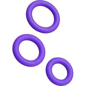 ROMP Remix Trio Penis Rings Violet