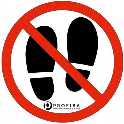PROFIBA Samolepka "ZÁKAZ VSTUPU"