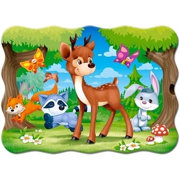 Image 1 of Castorland - Puzzle Deer with friends II - 1 - 39 piese
