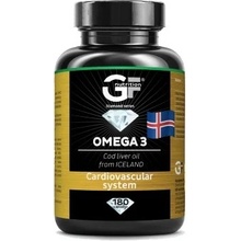 GF Nutrition Omega 3 Cod Liver oil 180 kapslí