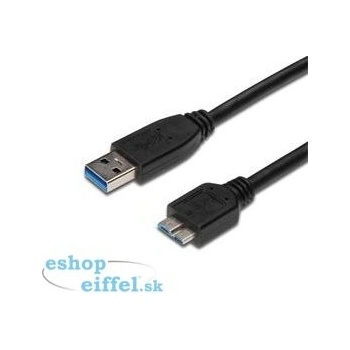 PremiumCord KU3MA1BK Kabel USB 3.0 USB A - Micro USB B, MM, 1m, 5Gbps