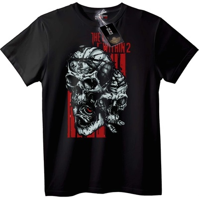 NOONEBRAND Тениска The Evil Within 2 Черепи - M, Black