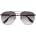 Ted Baker Слънчеви очила Ted Baker Men's Bak Chase UV Protection Rectangle Sunglasses - Silver
