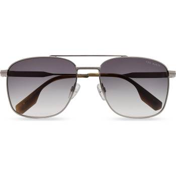Ted Baker Слънчеви очила Ted Baker Men's Bak Chase UV Protection Rectangle Sunglasses - Silver