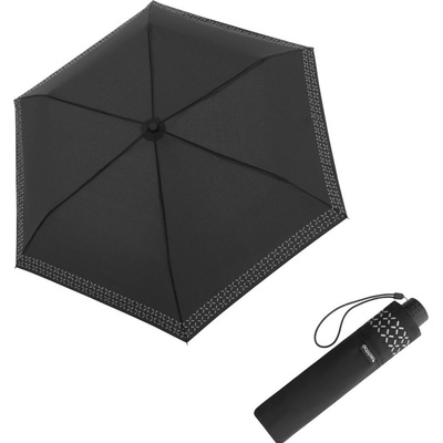 DOPPLER Fiber Havanna Safety Cross - dámský skládací deštník žlutá 722363S01