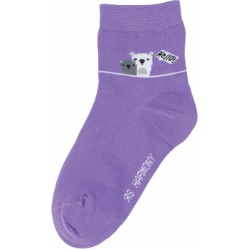 Dívčí ponožky Miláček fialová