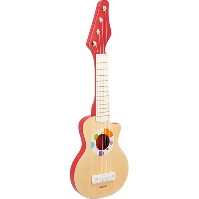 Janod Детска електрическа китара Janod - Confetti, дървена (J07644)