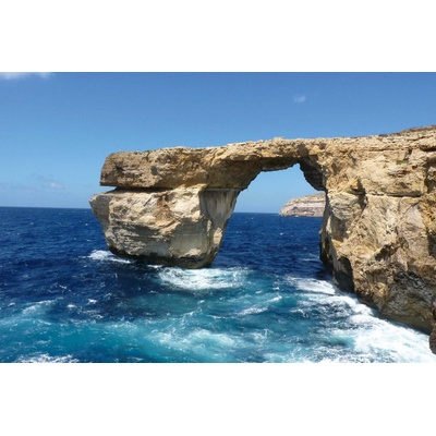 DIMEX ART Флизелинов фототапет лазурен прозорец 375 x 250 см