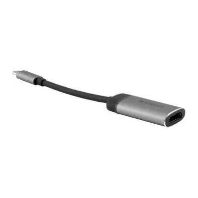 Адаптер Verbatim USB-C to HDMI 4K Adapter - USB 3.1 Gen 1/HDMI 10cm Cable (49143)