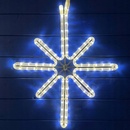 DecoLED motív LED svetlo hviezda polaris závesná 38 x 65 cm teplá biela
