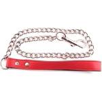 Rouge Leather Leash Red