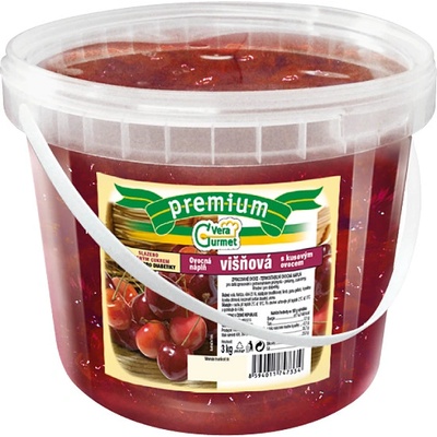 Vera Gurmet Džem višeň LIGHT 3 kg
