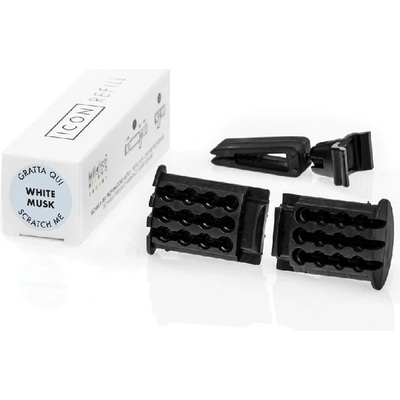 Millefiori Icon White musk náhradní náplň do auta 13 g