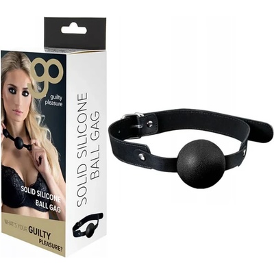Силиконова топка за уста, солидна - Solid Silicone Ball Gag (GUILTY0028)