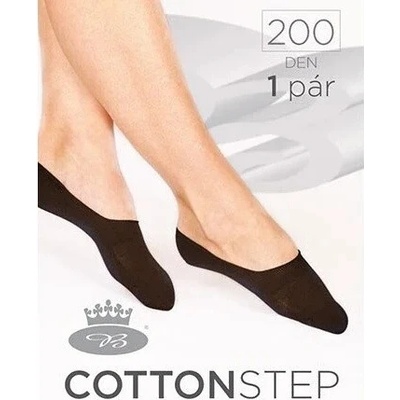 Lady B Cotton 200 DEN Silonové ponožky nero Ii