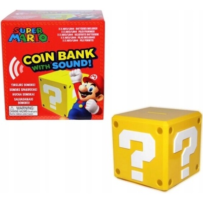 POKLADNIČKA SUPER MARIO SE ZVUKY – IDEÁLNÍ PRO VÝUKU SPOŘENÍ