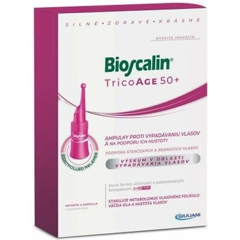 Bioscalin TricoAge 50+ AMPULKY proti vypadávaniu vlasov 8x3,5 ml, 8005809020749