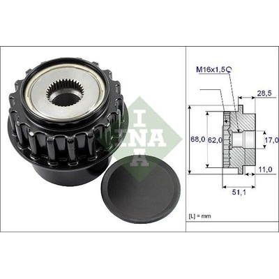 Předstihová spojka Schaeffler INA 535 0175 10 – Zboží Mobilmania
