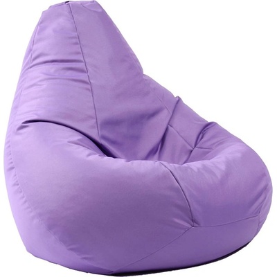 PUFRELAX Пуф, круша, 220л. , Nirvana Hobbit, Panama Violet, Водоустойчив, Перящ се калъф, Пълнеж от Полистиролни перли, 8380 (PUF-G-NH-PEX-VLT)