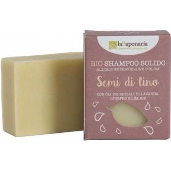 laSaponaria Tuhý šampón s ľanovým olejom BIO 50 g