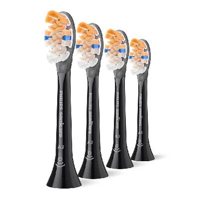 Глава за четка А3 Premium All-in-one Philips Sonicare HX9094/88, черен, 4 броя (SC.HX9094/88)