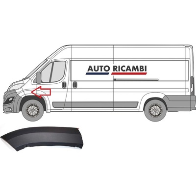 Ochranná lišta Fiat Ducato od 2014 levá, lem blatníku 735585448