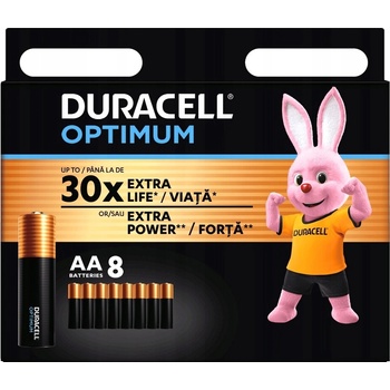 Duracell Optimum AA 8 ks 42386