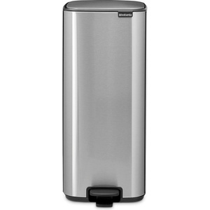 Brabantia Кош за боклук Brabantia Bo Pedal 1010144, 30 л, Леко затваряне, Противоплъзгаща основа, Устойчив на пръстови отпечатъци, Инокс/Мат (1010144)