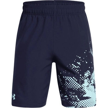 Under Armour UA Tech Woven Graphic short modrá