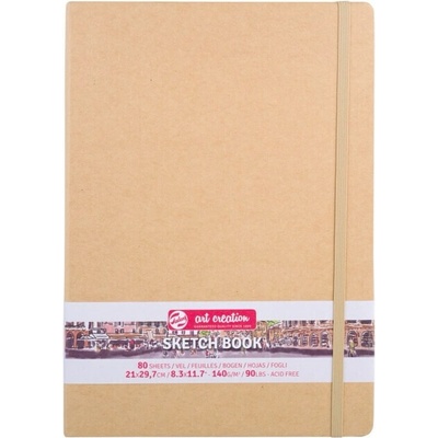 Talens Art Creation Sketch Book - skicák v kraftové tvrdé vazbě 21x30cm 80 listů 140 g