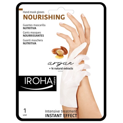 IROHA Nature Iroha Омекотяващи ръкавици с АРГАН за сухи ръце